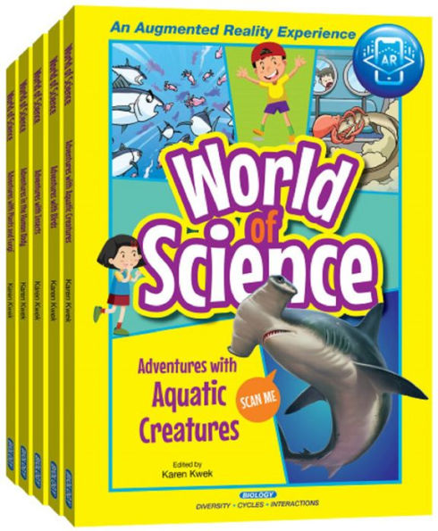 WORLD OF SCIENCE (SET 1): Adventures with BirdsAdventures with InsectsAdventures with Plants and FungiAdventures with Aquatic CreaturesAdventures in the Human Body