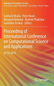 Title: Proceeding of International Conference on Computational Science and Applications: ICCSA 2019, Author: Subhash Bhalla