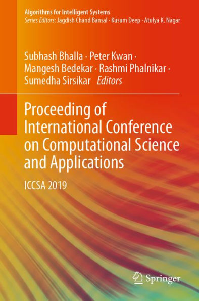 Proceeding of International Conference on Computational Science and Applications: ICCSA 2019