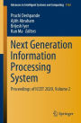 Next Generation Information Processing System: Proceedings of ICCET 2020, Volume 2