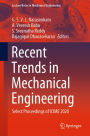 Recent Trends in Mechanical Engineering: Select Proceedings of ICIME 2020