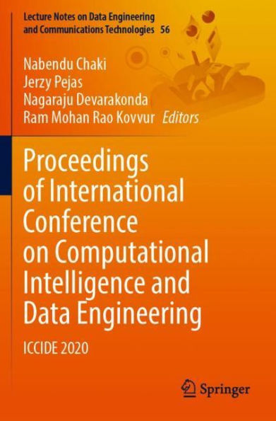 Proceedings of International Conference on Computational Intelligence and Data Engineering: ICCIDE 2020