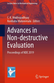 Title: Advances in Non-destructive Evaluation: Proceedings of NDE 2019, Author: C. K. Mukhopadhyay