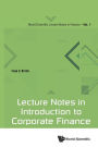 Lecture Notes In Introduction To Corporate Finance
