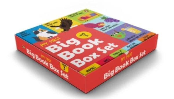 My First Big Book Box - Volume 2 (5 Books Tuck-Box): A Boxset of 5 Illustrated Big Board Books for PreSchool Kids, Toddlers [Penguin Early Learning Series]