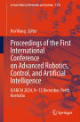 Proceedings of the First International Conference on Advanced Robotics, Control, and Artificial Intelligence: ICARCAI 2024, 9-12 December, Perth, Australia