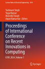Proceedings of International Conference on Recent Innovations in Computing: ICRIC 2024, Volume 1