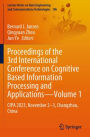 Proceedings of the 3rd International Conference on Cognitive Based Information Processing and Applications-Volume 1: CIPA 2023, November 2-3, Changzhou, China