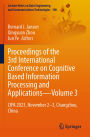 Proceedings of the 3rd International Conference on Cognitive Based Information Processing and Applications-Volume 3: CIPA 2023, November 2-3, Changzhou, China