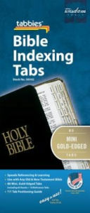 Title: Bible Tab-Mini: Mini Gold-Edged Bible Tabs, Author: Tabbies