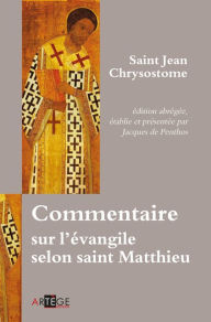 Title: Commentaire sur l'évangile selon saint Matthieu, Author: Jacques de Penthos