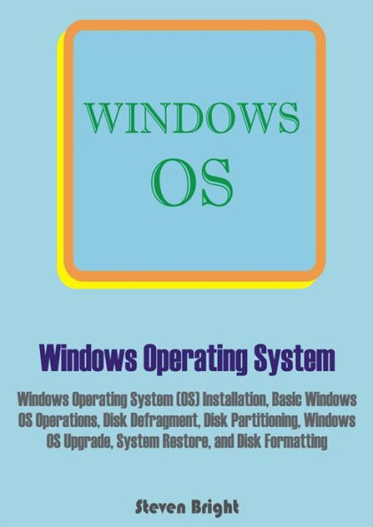 Windows Operating System: Windows Operating System (OS) Installation, Basic Windows OS Operations, Disk Defragment, Disk Partitioning, Windows OS Upgrade, System Restore, and Disk Formatting