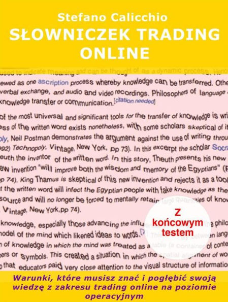 Slowniczek trading online: Warunki, które musisz znac i poglebic swoja wiedze z zakresu trading online na poziomie operacyjnym