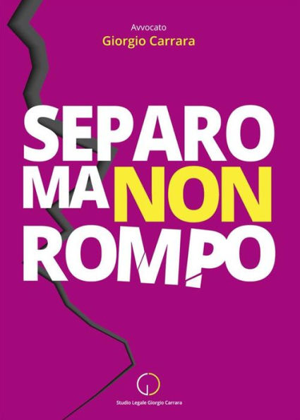 Separo ma non rompo: Come gestire e affrontare la separazione e il divorzio attraverso il metodo separo ma non rompo che tutela i figli e accompagna passo passo le coppie verso una nuova famiglia.