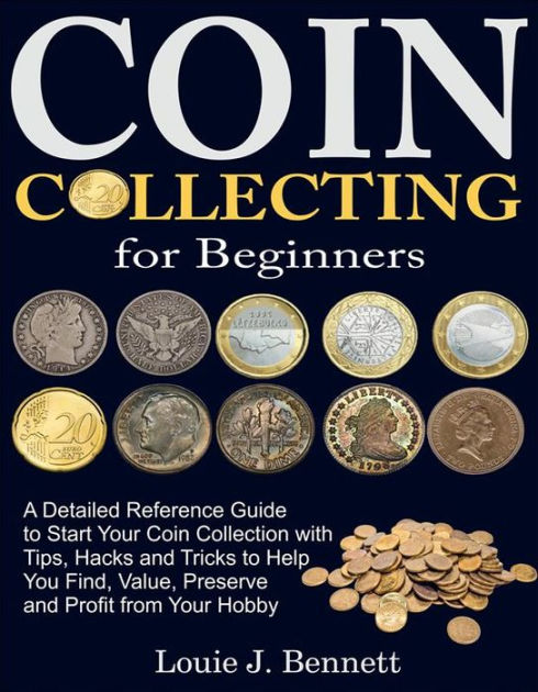 Frcolor 1 Book of Coin Collection Book Practical Coin Collecting Organizer  Coin Books for Collectors