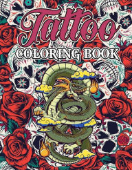 Title: Tattoo Coloring Book, Author: The Little French