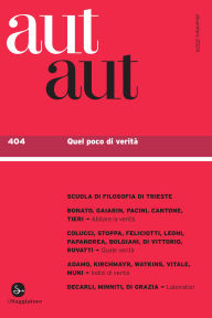 Title: aut aut 404: Quel poco di verità, Author: AA.VV.