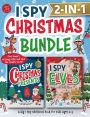 I Spy 2-in-1 Christmas Bundle: Find Santa's Missing Gifts and Spot the Hidden Elves! A Big I Spy Christmas Book for Kids Ages 2-5