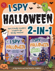 Title: I Spy Halloween 2-in-1: Spot Friendly Monsters & Explore the Spooky Mansion! A Big Search and Find Book for Toddlers, Author: Marlies Larch