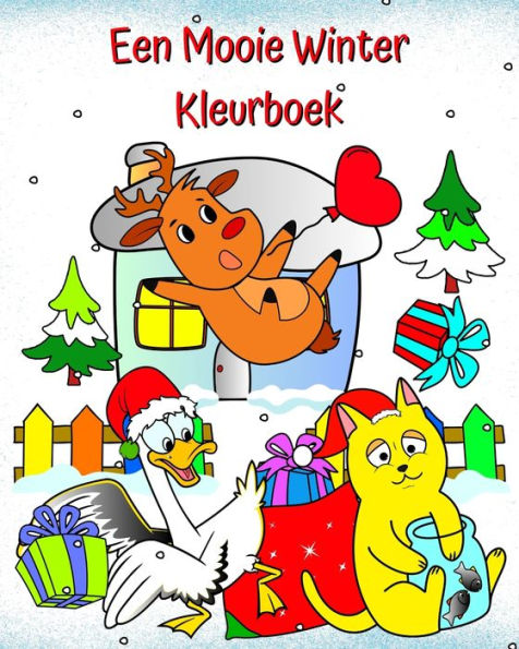 Een Mooie Winter Kleurboek: Winter Illustraties met allerlei grappige taferelen voor kinderen vanaf 2 jaar