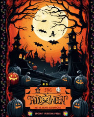 Title: Eng Halloween - Het ultieme kleurboek voor horrorliefhebbers, tieners en volwassenen: Een ontspannende reis door Halloween met spookachtige en betoverende ontwerpen, Author: Spooky Printing Press