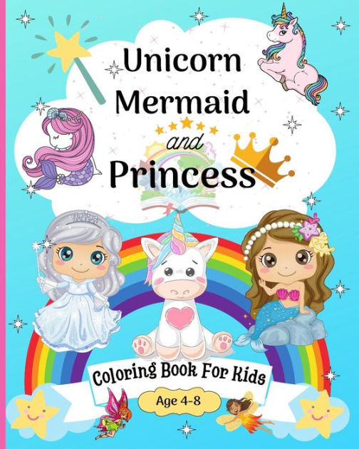 Unicorn Coloring Book For Girls Ages 8-12: Coloring Pages For Kids