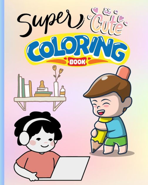 Super Cute Coloring Book Cute and Easy Coloring pages, Cute Animal