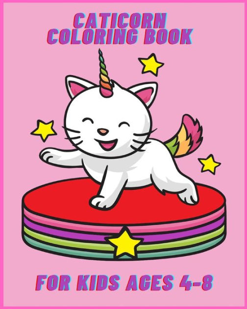 Cute Caticorn Coloring Book for Kids Ages 4-8 - Books Sun