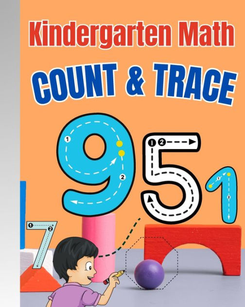 Kindergarten Math Activity Wookbook Trace the numbers, Find The Match