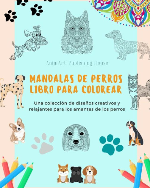 Libro para colorear para adultos. Mandalas con dise�os de animales:  Maravilloso libro antiestr�s para colorear mandalas 