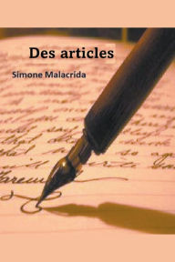 Title: Des articles, Author: Simone Malacrida