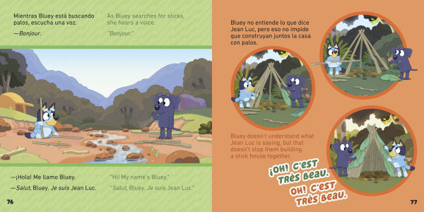 Bluey: Camping and Other Stories/Campamento y otros cuentos (Bilingual English- Spanish Edition)