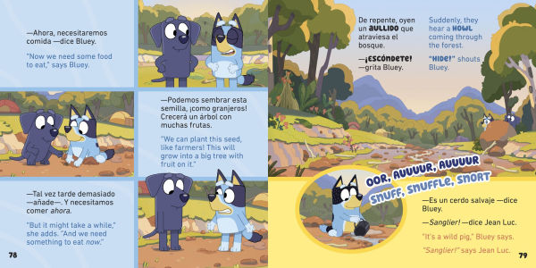 Bluey: Camping and Other Stories/Campamento y otros cuentos (Bilingual English- Spanish Edition)
