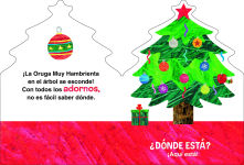 Alternative view 2 of ¿Dónde está en Navidad La Oruga Muy Hambrienta? (The Very Hungry Caterpillar's Peekaboo Christmas Spanish Edition)