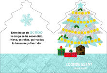 Alternative view 3 of ¿Dónde está en Navidad La Oruga Muy Hambrienta? (The Very Hungry Caterpillar's Peekaboo Christmas Spanish Edition)
