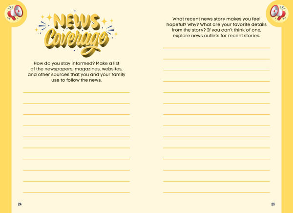 TIME for Kids: My Kid Reporter Journal: An Interactive Book of Prompts for Junior Journalists