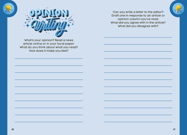 TIME for Kids: My Kid Reporter Journal: An Interactive Book of Prompts for Junior Journalists