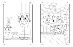 Alternative view 2 of Bluey: Super Mega Coloring Book
