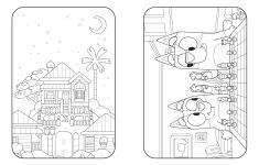 Alternative view 3 of Bluey: Super Mega Coloring Book