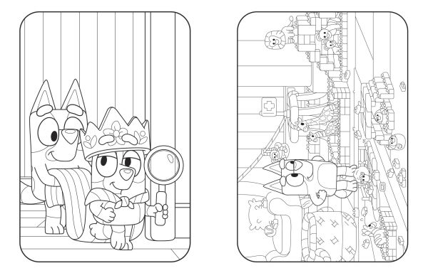 Bluey: Super Mega Coloring Book