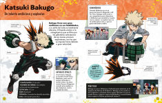 Alternative view 3 of My Hero Academia Enciclopedia de personajes (Character Encyclopedia)