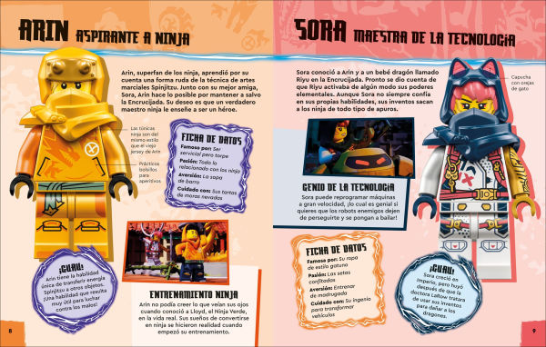 LEGO Ninjago Dragons Rising Gu a de personajes (Character Guide): With LEGO Sora Minifigure