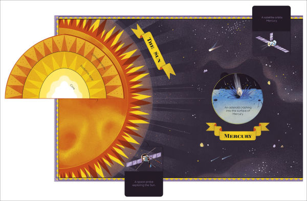 Explore the Solar System: A Fold-Out, Lift-the-Flap Book