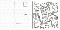 Alternative view 12 of Super Cuties: A Cozy Halloween Coloring Book: 30 Cute and Spooky Illustrations For All Ages