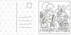 Alternative view 7 of Super Cuties: A Cozy Halloween Coloring Book: 30 Cute and Spooky Illustrations For All Ages