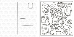 Alternative view 8 of Super Cuties: A Cozy Halloween Coloring Book: 30 Cute and Spooky Illustrations For All Ages