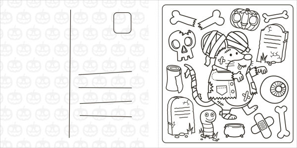 Super Cuties: A Cozy Halloween Coloring Book: 30 Cute and Spooky Illustrations For All Ages