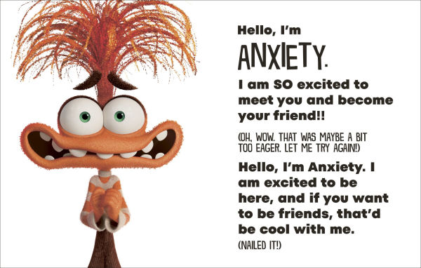 Disney Inside Out 2 Hello, I'm Anxiety