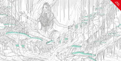 Alternative view 2 of Avatar Bioluminescent Coloring Book