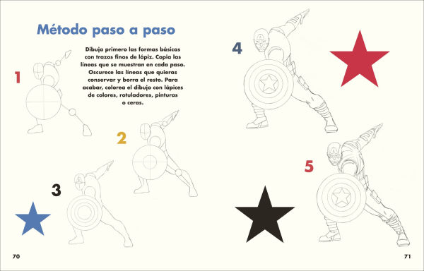 Marvel Dibuja a tus personajes favoritos (How to Draw Awesome Characters)